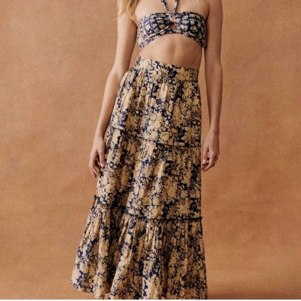 Sezane Sakura Skirt Country Flowers - Size 34